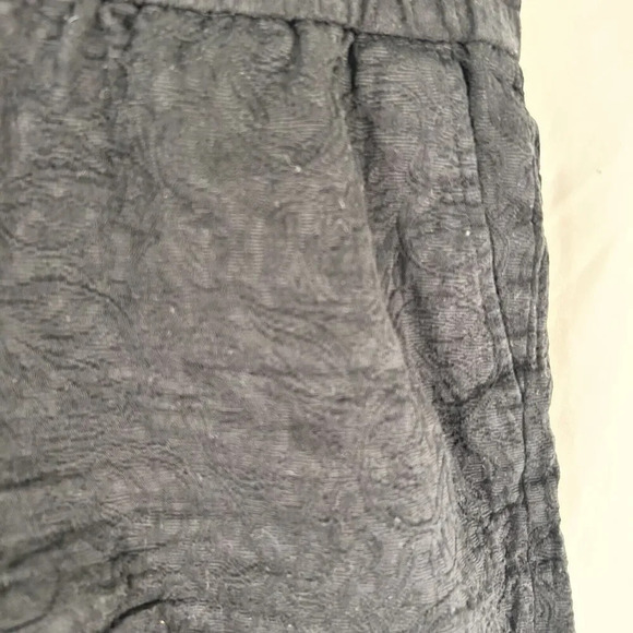 J. Crew Shorts Women's 12 Black Pull On Textured Pockets 3" Inseam - Picture 4 of 8